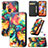 Custodia Portafoglio In Pelle Fantasia Modello Cover con Supporto S02D per Samsung Galaxy M11