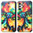 Custodia Portafoglio In Pelle Fantasia Modello Cover con Supporto S02D per Samsung Galaxy M32 5G