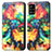 Custodia Portafoglio In Pelle Fantasia Modello Cover con Supporto S02D per Samsung Galaxy M40S