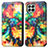 Custodia Portafoglio In Pelle Fantasia Modello Cover con Supporto S02D per Samsung Galaxy M53 5G