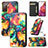 Custodia Portafoglio In Pelle Fantasia Modello Cover con Supporto S02D per Samsung Galaxy S20 FE 4G