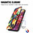 Custodia Portafoglio In Pelle Fantasia Modello Cover con Supporto S02D per Samsung Galaxy S20 FE 4G