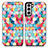 Custodia Portafoglio In Pelle Fantasia Modello Cover con Supporto S02D per Samsung Galaxy S22 Plus 5G Colorato