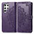 Custodia Portafoglio In Pelle Fantasia Modello Cover con Supporto S02D per Samsung Galaxy S23 Ultra 5G