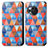 Custodia Portafoglio In Pelle Fantasia Modello Cover con Supporto S02D per Sharp Aquos R8