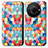 Custodia Portafoglio In Pelle Fantasia Modello Cover con Supporto S02D per Sharp Aquos R8s Pro