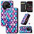 Custodia Portafoglio In Pelle Fantasia Modello Cover con Supporto S02D per Sharp Aquos R8s Pro