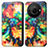 Custodia Portafoglio In Pelle Fantasia Modello Cover con Supporto S02D per Sharp Aquos R8s Pro Multicolore