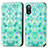 Custodia Portafoglio In Pelle Fantasia Modello Cover con Supporto S02D per Sony Xperia Ace II SO-41B