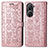 Custodia Portafoglio In Pelle Fantasia Modello Cover con Supporto S03D per Asus Zenfone 9