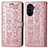 Custodia Portafoglio In Pelle Fantasia Modello Cover con Supporto S03D per Huawei Enjoy 50