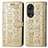 Custodia Portafoglio In Pelle Fantasia Modello Cover con Supporto S03D per Huawei Honor 50 5G