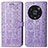 Custodia Portafoglio In Pelle Fantasia Modello Cover con Supporto S03D per Huawei Honor Magic4 Pro 5G Viola