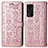 Custodia Portafoglio In Pelle Fantasia Modello Cover con Supporto S03D per Huawei Honor V40 5G