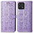 Custodia Portafoglio In Pelle Fantasia Modello Cover con Supporto S03D per Huawei Honor X30i Viola