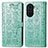 Custodia Portafoglio In Pelle Fantasia Modello Cover con Supporto S03D per Huawei Nova 10 Pro Verde