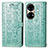 Custodia Portafoglio In Pelle Fantasia Modello Cover con Supporto S03D per Huawei P50 Pro