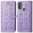 Custodia Portafoglio In Pelle Fantasia Modello Cover con Supporto S03D per Motorola Moto E20