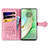 Custodia Portafoglio In Pelle Fantasia Modello Cover con Supporto S03D per Motorola Moto Edge (2023) 5G