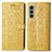 Custodia Portafoglio In Pelle Fantasia Modello Cover con Supporto S03D per Motorola Moto Edge S30 5G