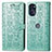 Custodia Portafoglio In Pelle Fantasia Modello Cover con Supporto S03D per Motorola Moto G 5G (2022)