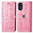 Custodia Portafoglio In Pelle Fantasia Modello Cover con Supporto S03D per Motorola Moto G 5G (2022)