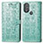 Custodia Portafoglio In Pelle Fantasia Modello Cover con Supporto S03D per Motorola Moto G Play Gen 2