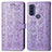 Custodia Portafoglio In Pelle Fantasia Modello Cover con Supporto S03D per Motorola Moto G Pure