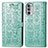 Custodia Portafoglio In Pelle Fantasia Modello Cover con Supporto S03D per Motorola MOTO G52