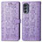 Custodia Portafoglio In Pelle Fantasia Modello Cover con Supporto S03D per Motorola Moto G62 5G