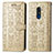 Custodia Portafoglio In Pelle Fantasia Modello Cover con Supporto S03D per Nokia C3