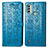 Custodia Portafoglio In Pelle Fantasia Modello Cover con Supporto S03D per Nokia C31