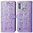 Custodia Portafoglio In Pelle Fantasia Modello Cover con Supporto S03D per Nokia C31