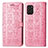 Custodia Portafoglio In Pelle Fantasia Modello Cover con Supporto S03D per Nokia G100 Rosa