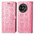 Custodia Portafoglio In Pelle Fantasia Modello Cover con Supporto S03D per OnePlus 11R 5G Rosa