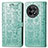 Custodia Portafoglio In Pelle Fantasia Modello Cover con Supporto S03D per OnePlus 11R 5G Verde