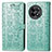 Custodia Portafoglio In Pelle Fantasia Modello Cover con Supporto S03D per OnePlus Ace 2 Pro 5G Verde