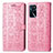 Custodia Portafoglio In Pelle Fantasia Modello Cover con Supporto S03D per Oppo A16