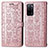 Custodia Portafoglio In Pelle Fantasia Modello Cover con Supporto S03D per Oppo A55 5G