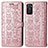 Custodia Portafoglio In Pelle Fantasia Modello Cover con Supporto S03D per Oppo A55S 5G