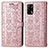 Custodia Portafoglio In Pelle Fantasia Modello Cover con Supporto S03D per Oppo A95 4G