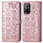 Custodia Portafoglio In Pelle Fantasia Modello Cover con Supporto S03D per Oppo F19 Pro+ Plus 5G