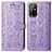 Custodia Portafoglio In Pelle Fantasia Modello Cover con Supporto S03D per Oppo F19 Pro+ Plus 5G