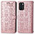 Custodia Portafoglio In Pelle Fantasia Modello Cover con Supporto S03D per Oppo Reno6 Z 5G