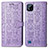 Custodia Portafoglio In Pelle Fantasia Modello Cover con Supporto S03D per Realme C11 (2021) Viola