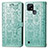 Custodia Portafoglio In Pelle Fantasia Modello Cover con Supporto S03D per Realme C21