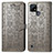 Custodia Portafoglio In Pelle Fantasia Modello Cover con Supporto S03D per Realme C25Y