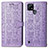 Custodia Portafoglio In Pelle Fantasia Modello Cover con Supporto S03D per Realme C25Y