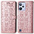 Custodia Portafoglio In Pelle Fantasia Modello Cover con Supporto S03D per Realme C31