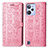 Custodia Portafoglio In Pelle Fantasia Modello Cover con Supporto S03D per Realme C31